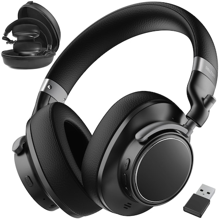 Delton M201D Wireless Computer Headset Stereo Bluetooth Headphones Over the Ear Comfort Cups w/ Microphone DBHM201D